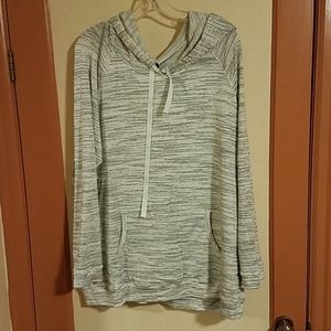 French Terry Heather Gray Hoodie 2XL